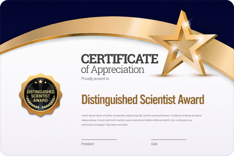 Distinguished Scientist Award